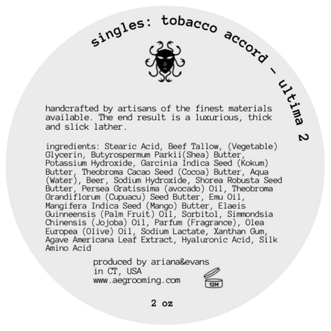 Singles - Tobacco Accord Shaving Soap for VIP Members