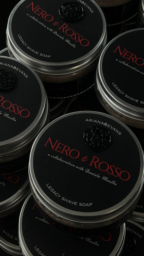 Nero e Rosso Shaving Soap for VIP Members - Daniele Maullu Collection