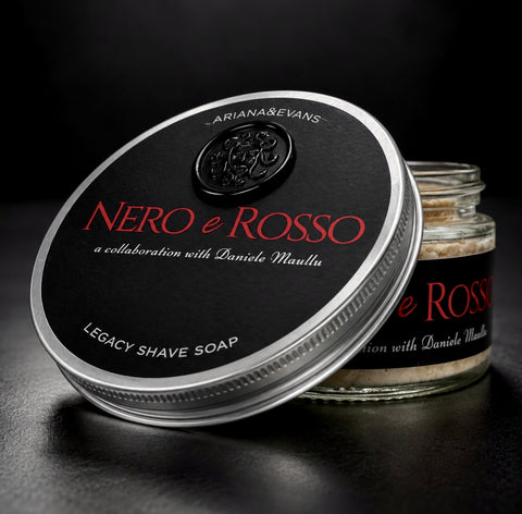 Nero e Rosso Shaving Soap for VIP Members - Daniele Maullu Collection