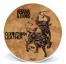 Load image into Gallery viewer, Corinthian Leather Shaving Soap