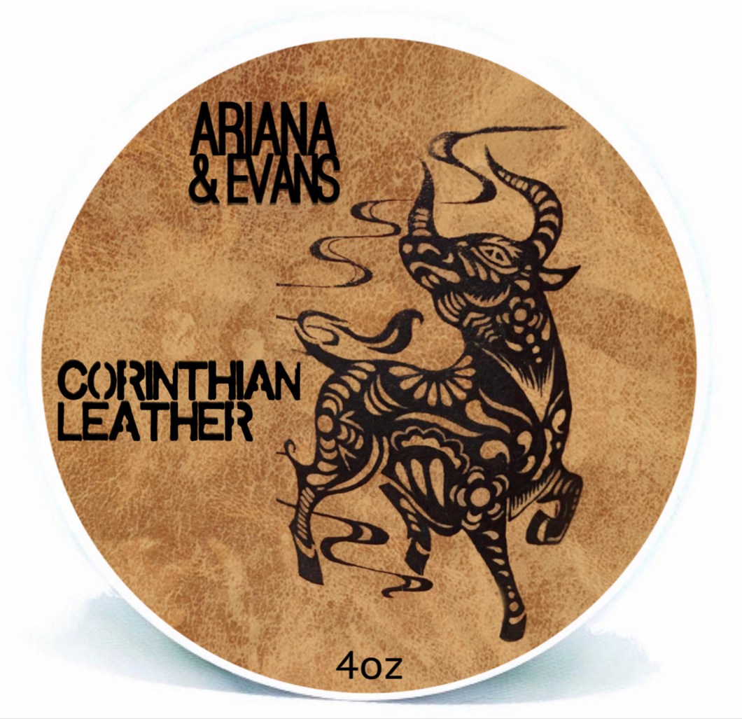 Corinthian Leather Shaving Soap